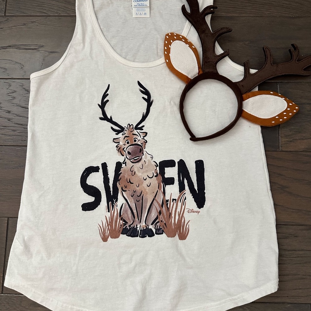Disney White Sven Tank Top